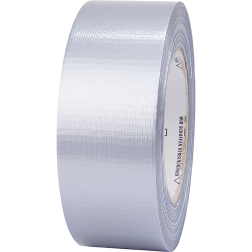Petec Uni-Gewebeband, silber 50m
